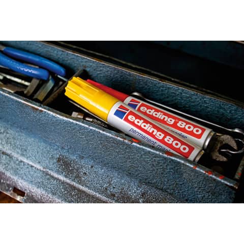 Marcatore permanente edding 800 punta scalpello 4-12 mm blu E-800 003